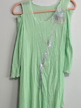 Lee Andersen long green tunic size small